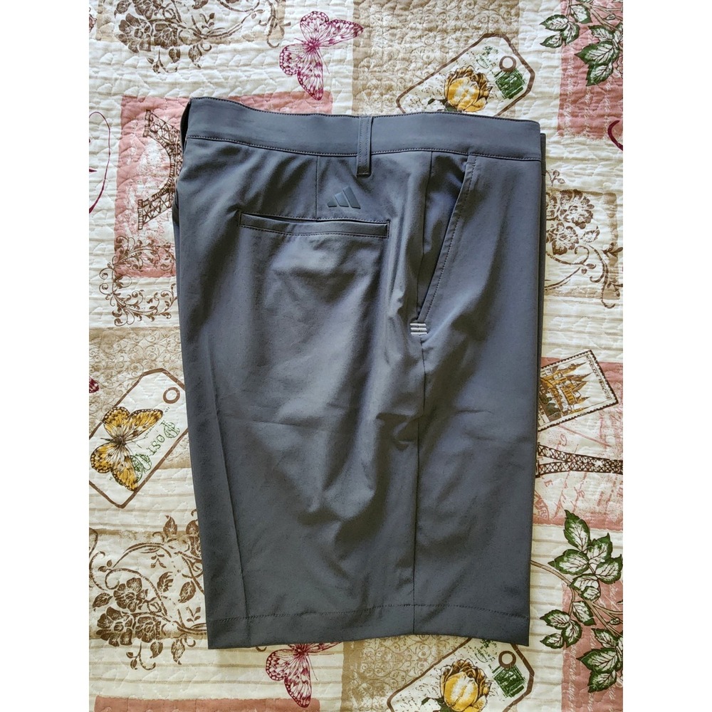 Adidas Men's Woven Golf Shorts Size 38 x 8.5"‎ Grey 5 ADVR0838